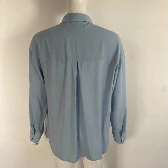 Leni Klum x About You Women's Long Sleeve Button Down Oversize Viscose Shirt M/L - Picture 7 of 14